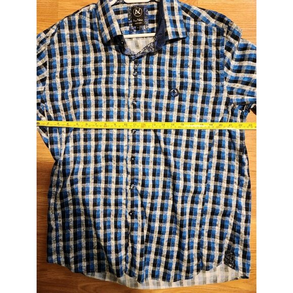 Au Noir Long Sleeves Men Shirt Size 6 Pre-Owned - Picture 7 of 10